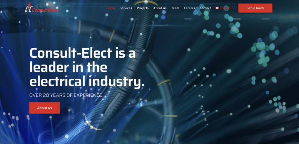 Site internet de Consult-elect